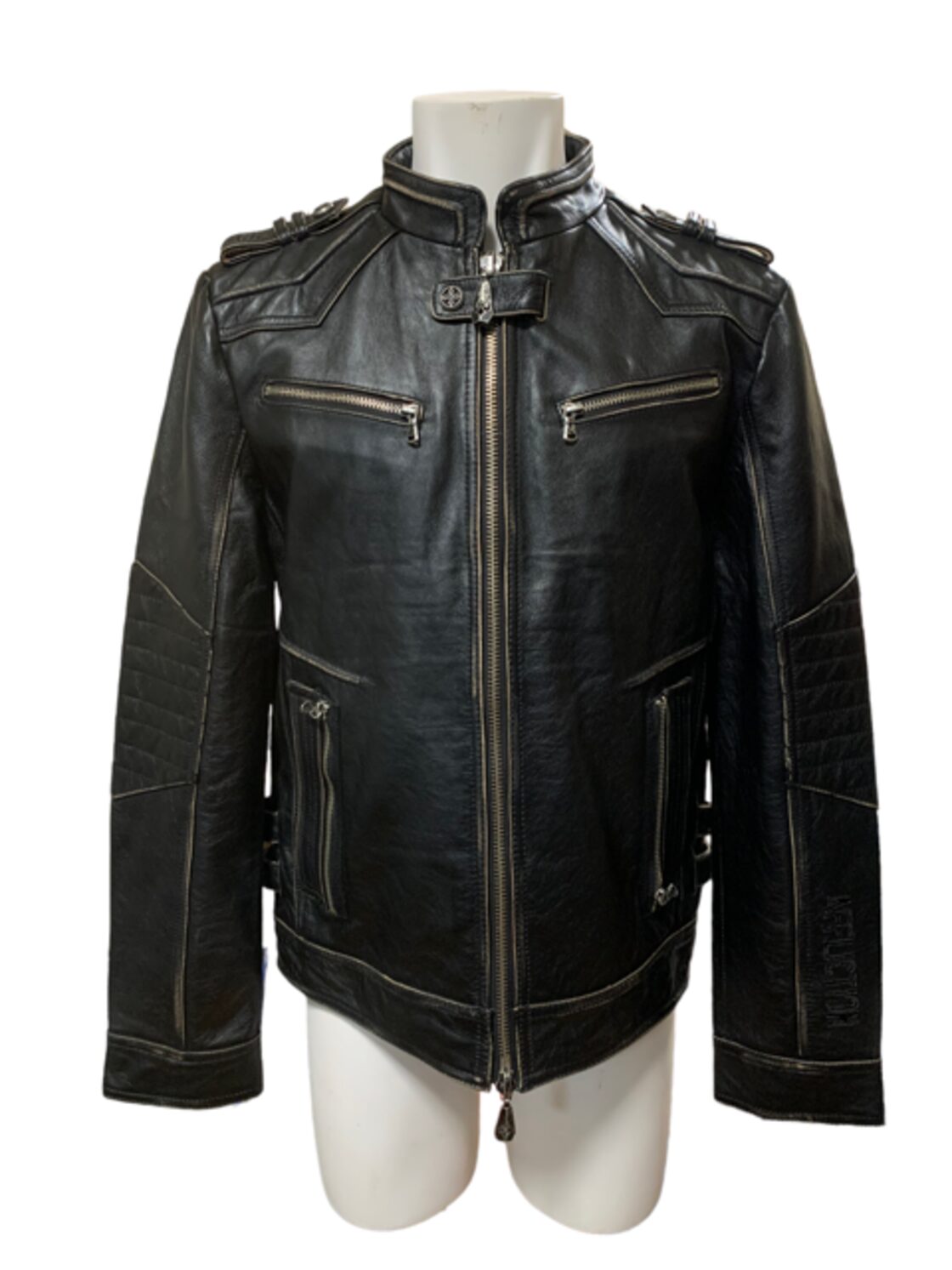 AFFLICTION/アフリクション スカルレザージャケット ブラック AFFLICTION/アフリクション スカルレザージャケット ブラック