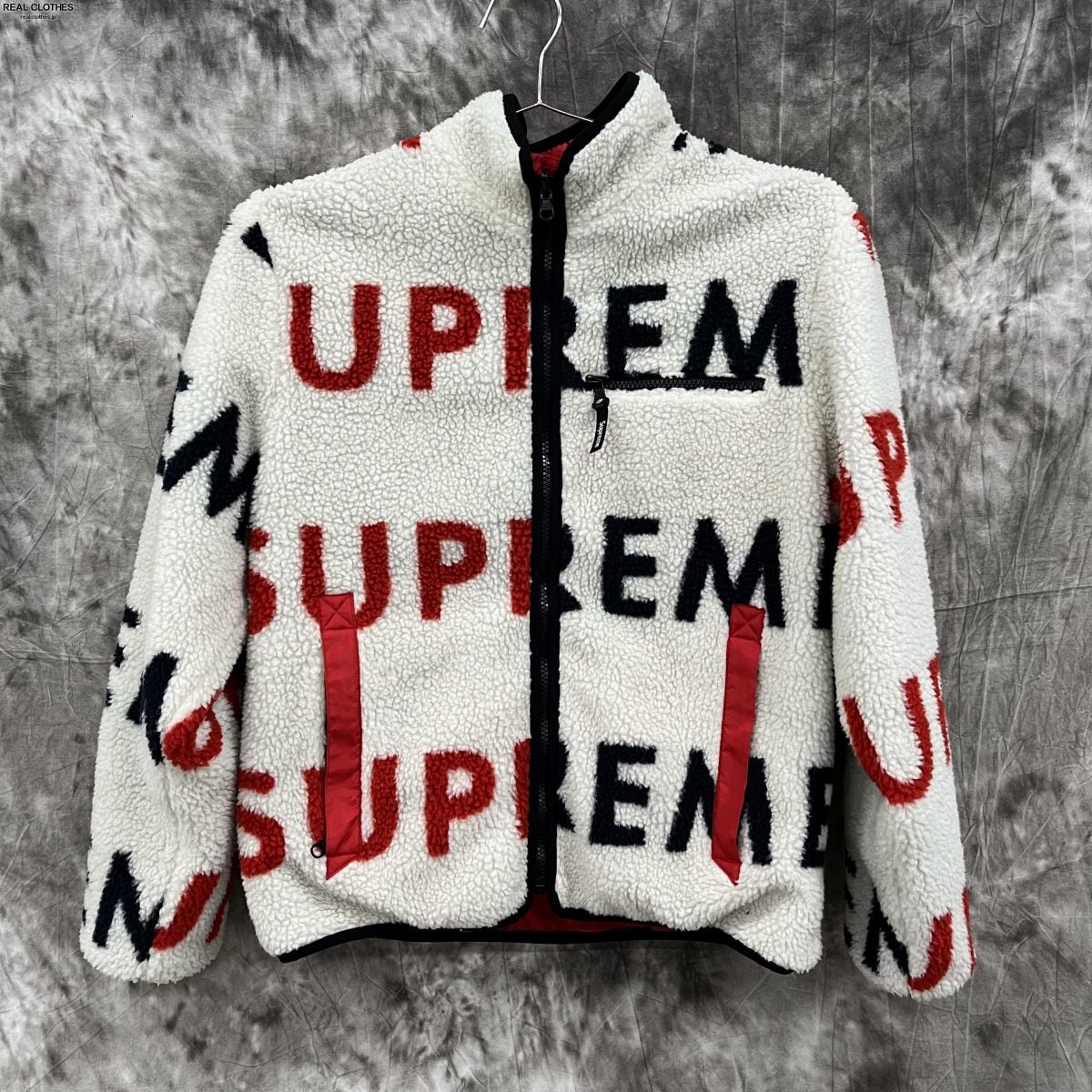 Supreme/シュプリームAWReversible Logo Fleece Jacket