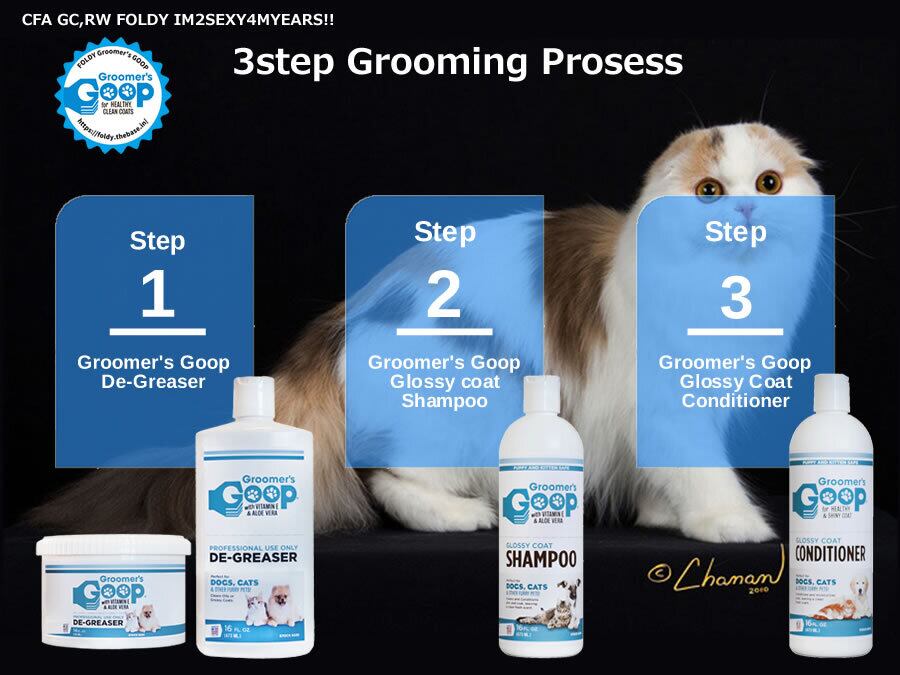 GOOP 犬猫用 脂落とし リキッド Sセット (シャンプー