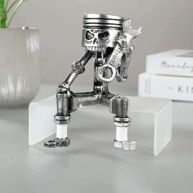 オブジェ スカル ロボット おしゃれ かわいい インテリア 置物 骸骨