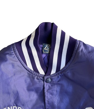 Vintage 00s Stadium jacket -Purple-