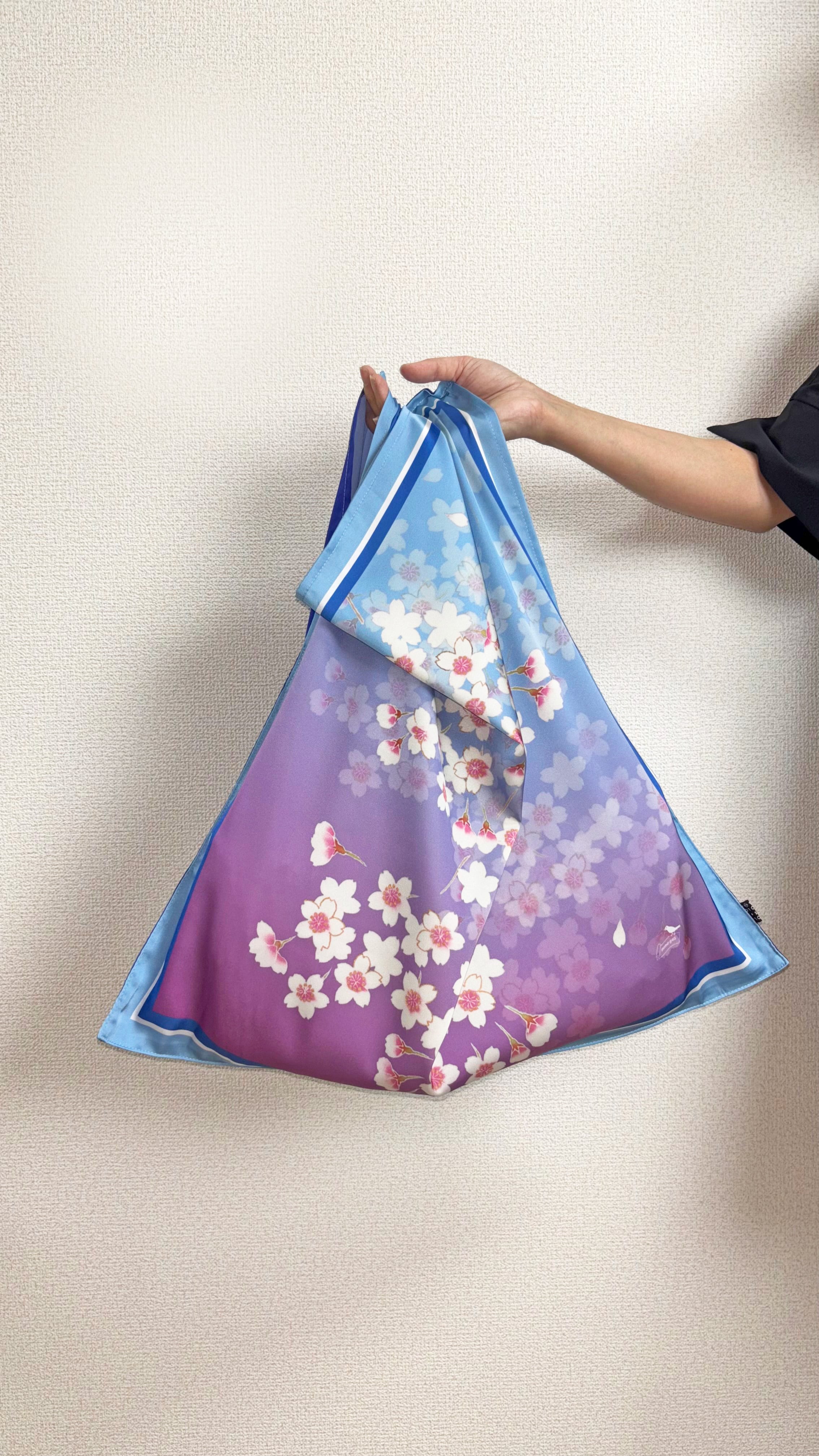 デジタル友禅 スカーフバッグ大 単品 | 染工房ユキヤオンライン