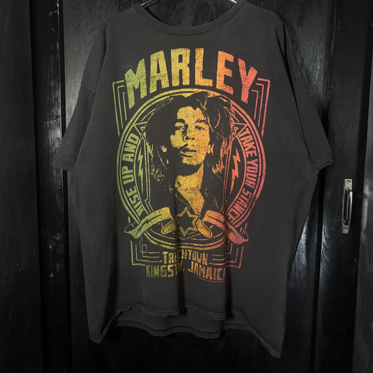 00s ZION BOB MARLEY photo print T-shirt ボブマーリー　フォトプリントTシャツ　ザイオン　オフィシャル ラスタカラー