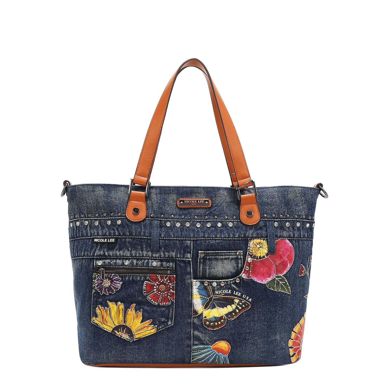 ゆ*ら様 コヤンイサムチョン♡ふっくら黒猫♡豹柄ダブルフリルのデニムトートバッグ ゆ*ら様 コヤンイサムチョン♡ふっくら黒猫♡豹柄ダブルフリル