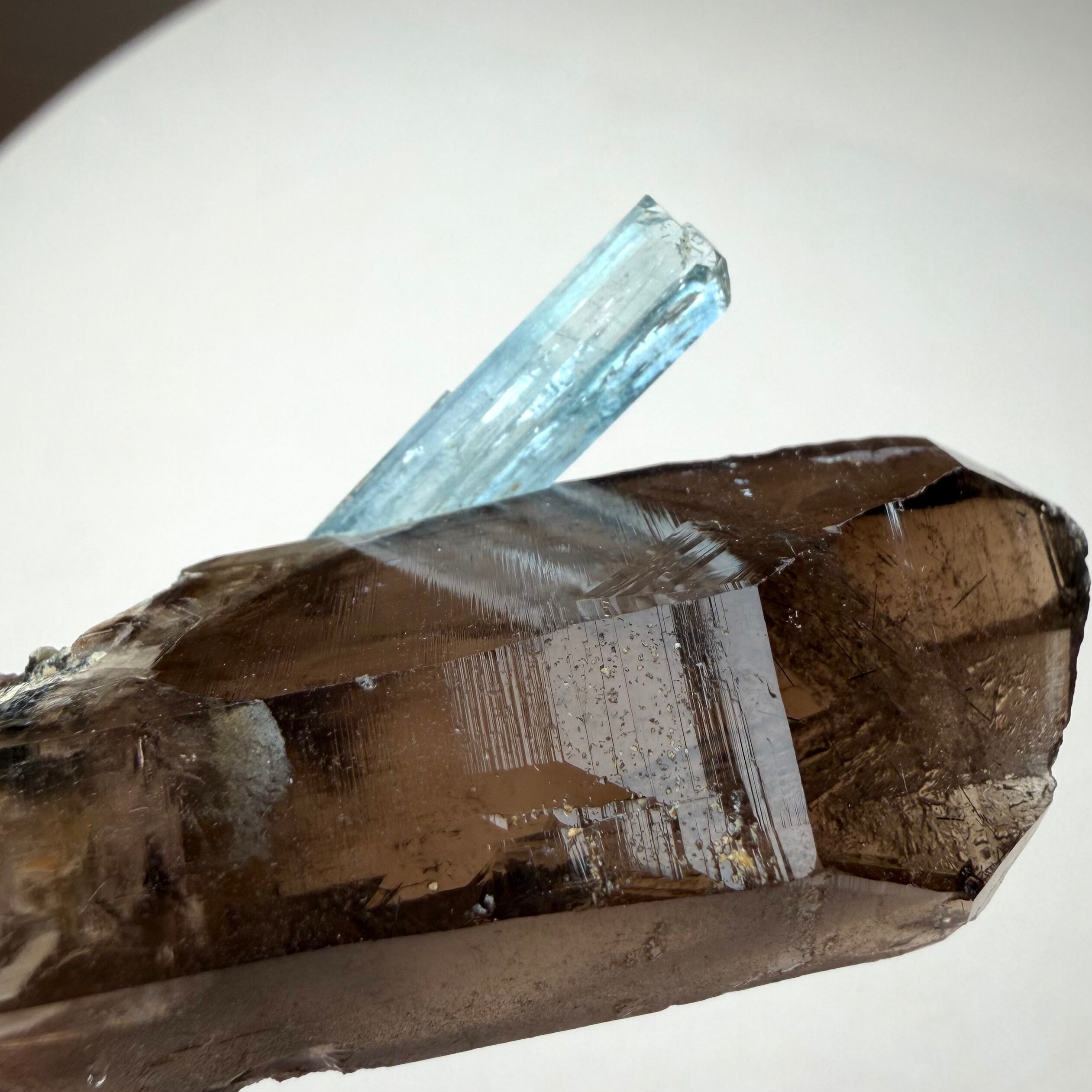アクアマリン / スモーキークォーツ【Aquamarine with Smoky Quartz