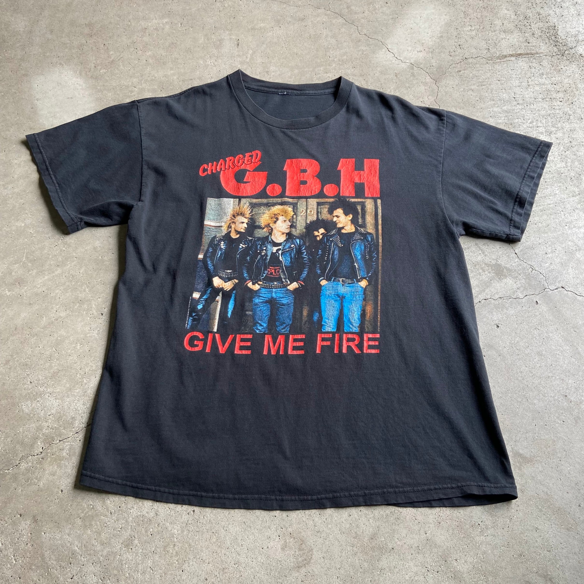 00年代 CHARGED G.B.H ”GIVE ME FIRE” フォトプリント バンドTシャツ 