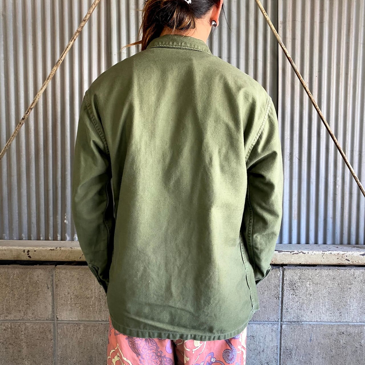 ボタニカル ミディアムベール 【珍品】40s ヴィンテージ 米軍 月桂樹