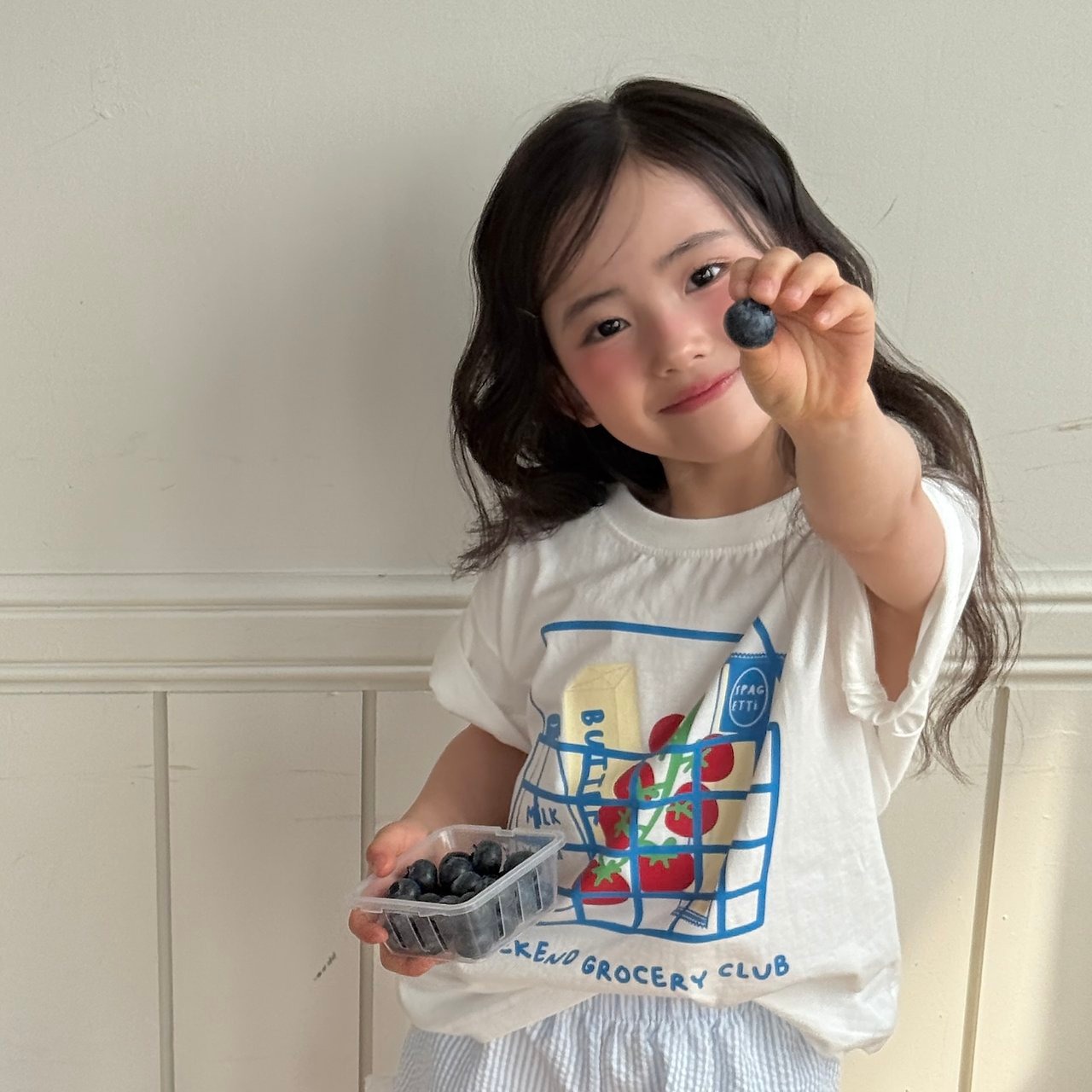 [ninibello] Basket Tee +fee2 / [니니벨로] 바스켓티