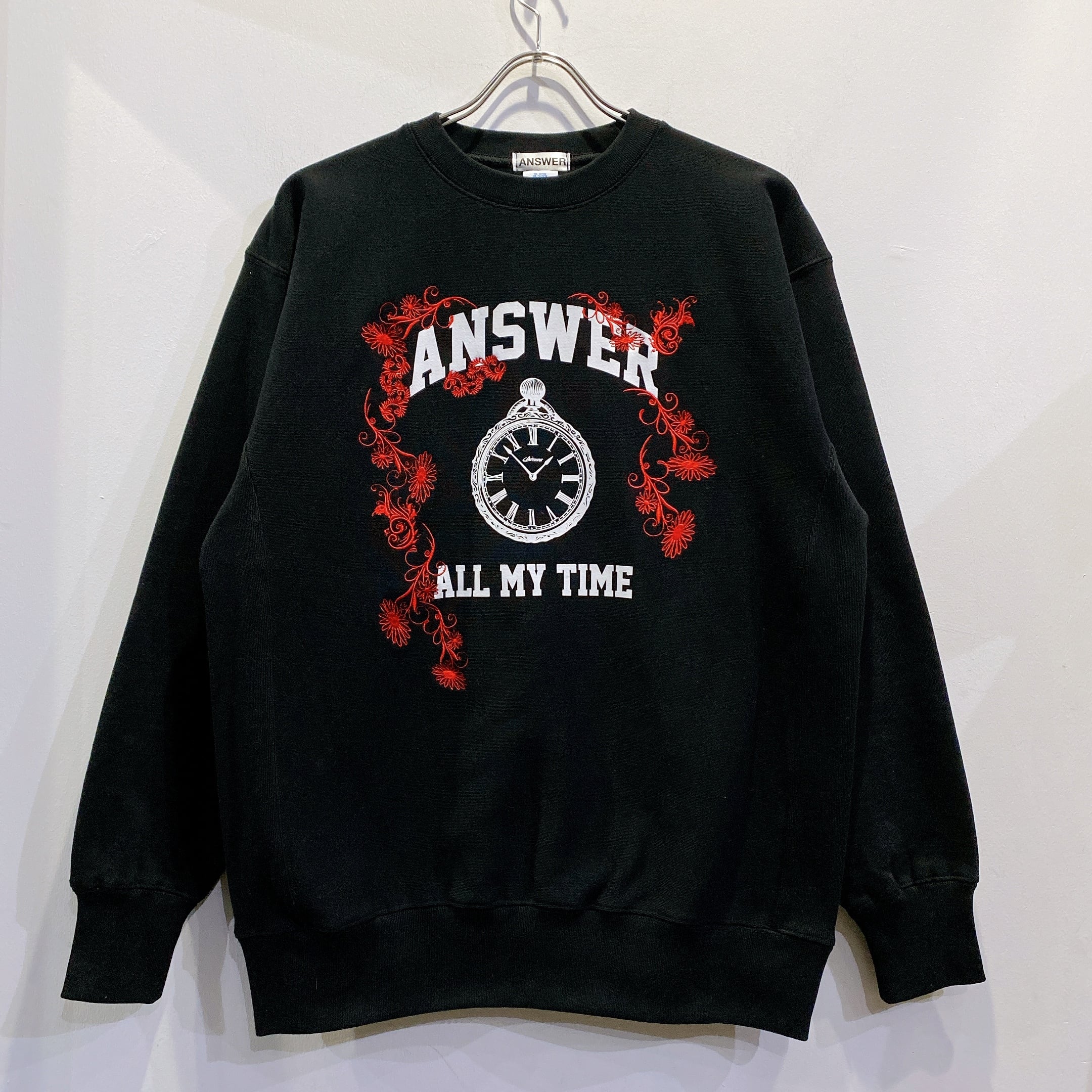 ANSWER COLLECTION / ALL MY TIME COLLEGE CREW SWEAT