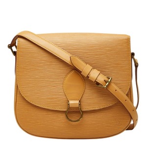 ルイ ヴィトン エピ サンクルーGM ショルダーバッグ 斜め掛け M52196 ウィニペグベージュ レザー レディース LOUIS VUITTON 【中古】