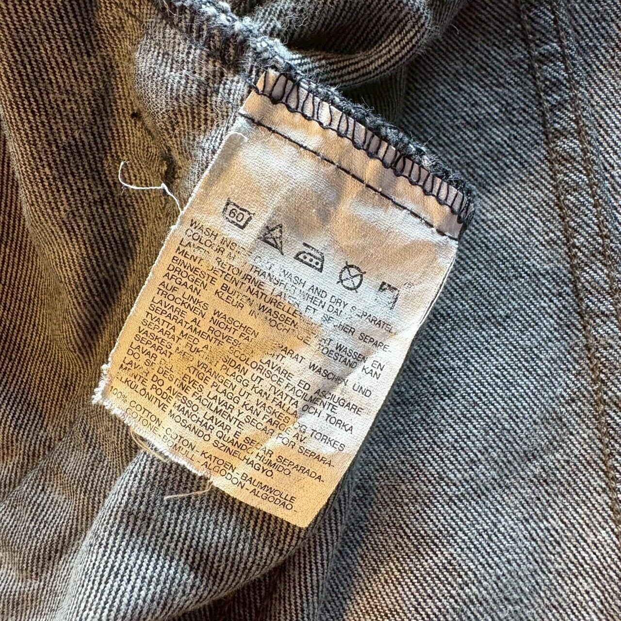 90's Levi's 先染め ブラック Gジャン ユーロリーバイス 70503-02