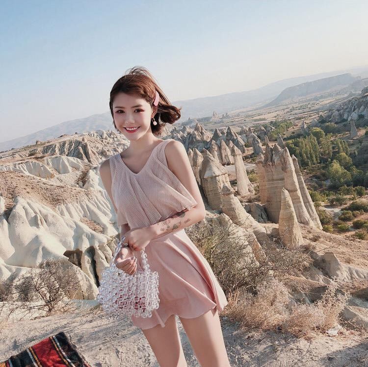 水着 コンビネゾン スリム 保守的 韓国 学生 みずぎ sweet系