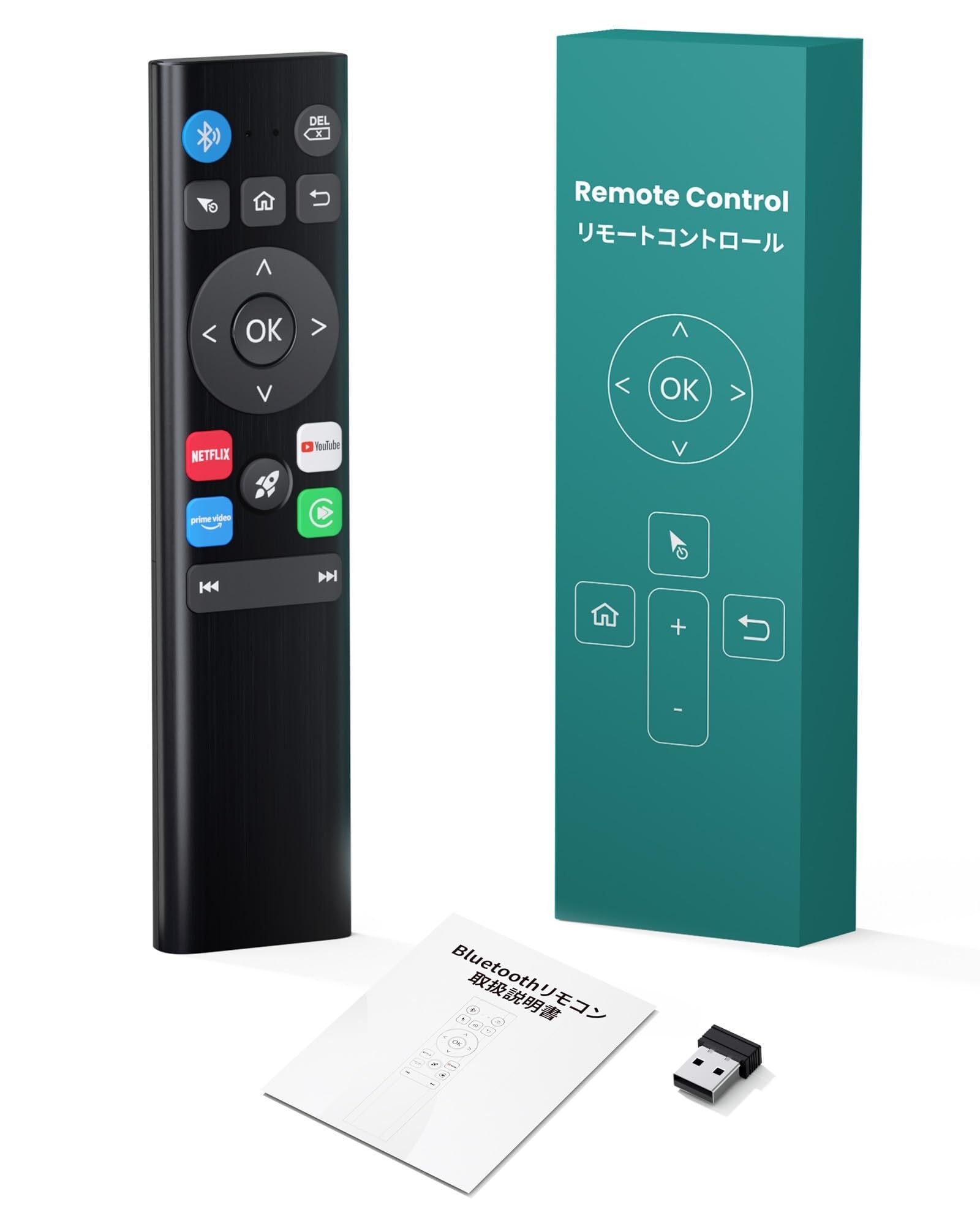 オットキャスト Play2Video Pro マルチメディアアダプターリモコン付 オットキャスト 新型エアマウスリモコン AIボックス P3 Pro