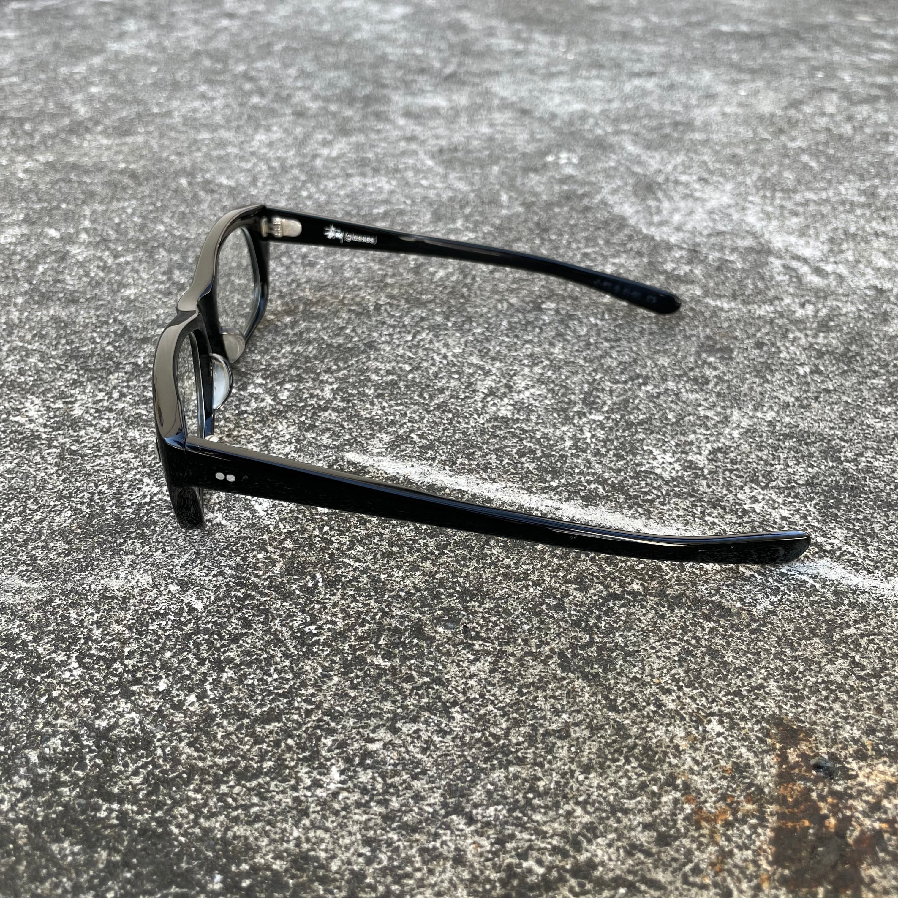 ステューシー Stussy 小竹長兵衛作 ALAN クリアフレームグラス Stussy