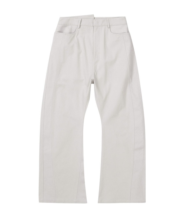 [XLIM] EP.9 03 TROUSERS  COLOR : LIGHT GRAY / OFF WHITE 正規品 韓国ブランド 韓国通販 韓国代行 韓国ファッション XLIM エクスリム 日本 店舗