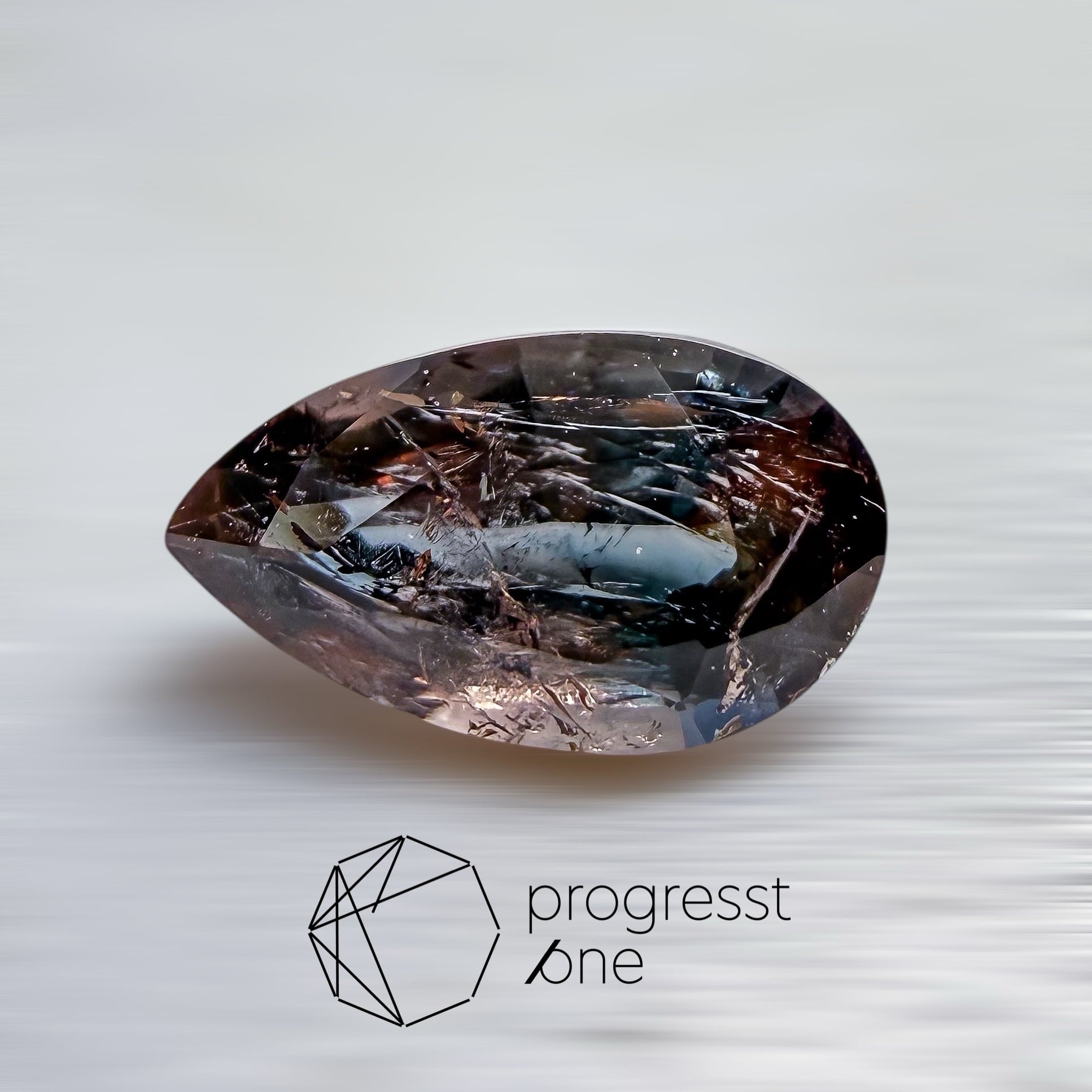 アキシナイト(ﾌﾞﾙｰﾃｨﾝﾄ)0.56ct | progresstone