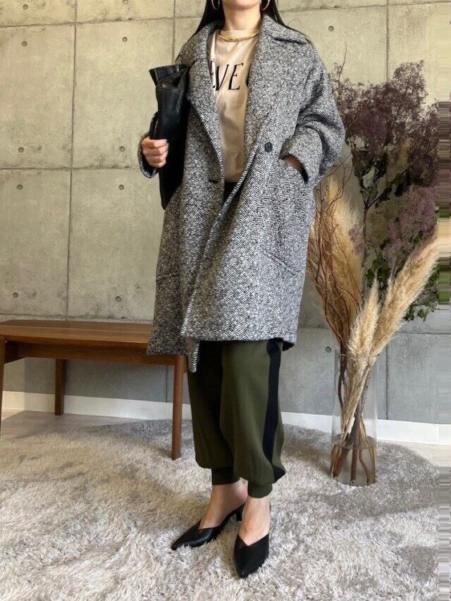 ROSIEE 】軽量裏起毛コクーンコート | valance 福井|レディース ROSIEE 】軽量裏起毛コクーンコート | valance 福井|レディース