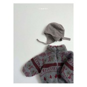 【取寄】minirobe エディダブルジップアップ｜冬服｜韓国子供服
