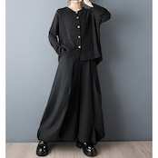 ギャザー ライン ブラウス 00336