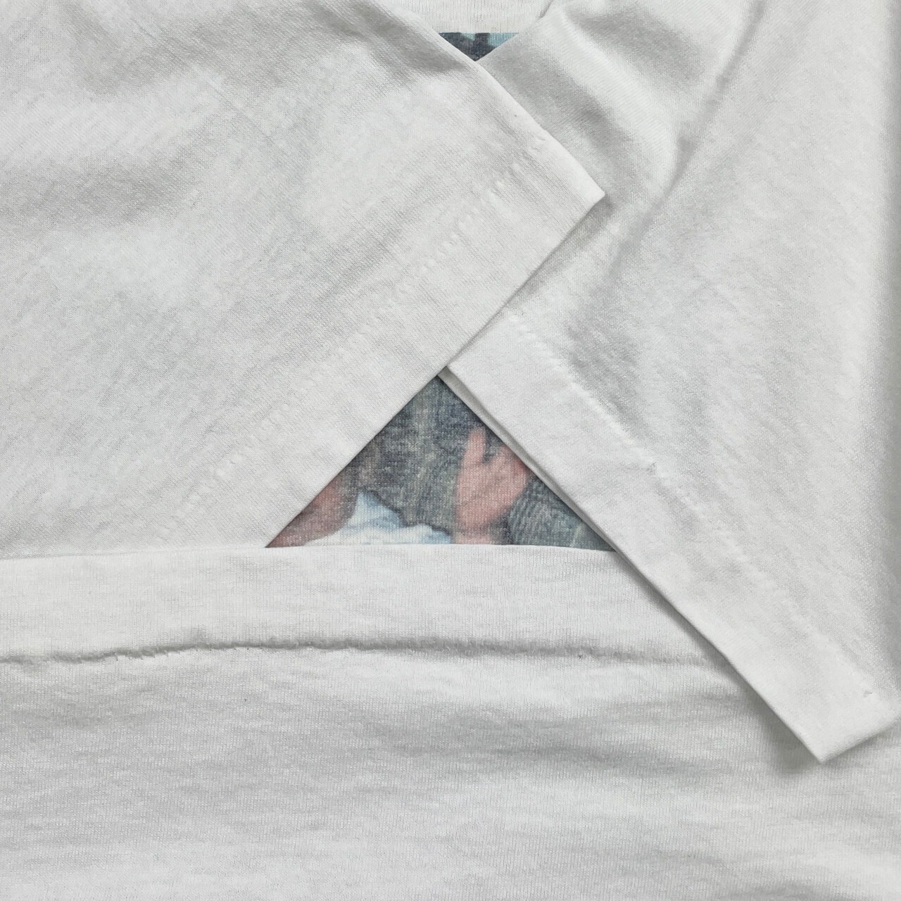 90年代 USA製 UNKNOWN フォトプリントTシャツ 赤ちゃん baby 誰やねんT 