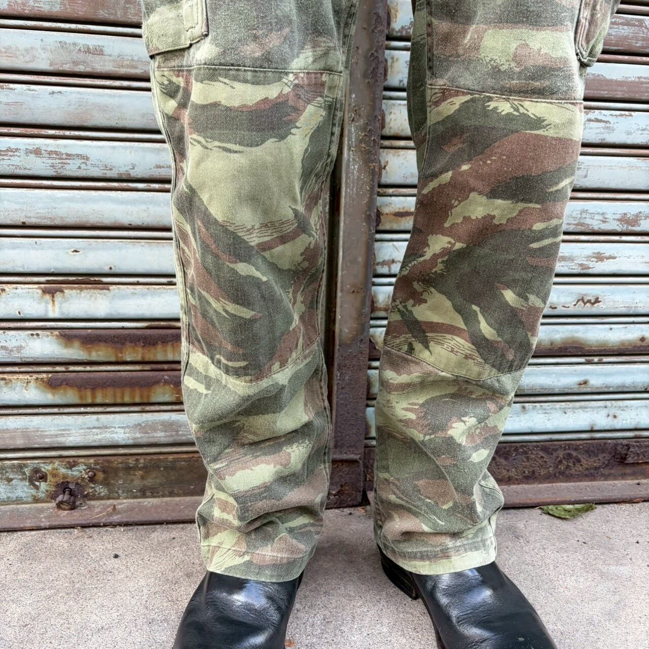 French Army フランス軍 M-64 リザードカモ フィールドパンツ カーゴ