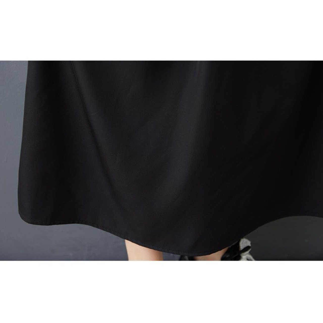 バックル付き ジップフロント ジャンパースカート  00318
