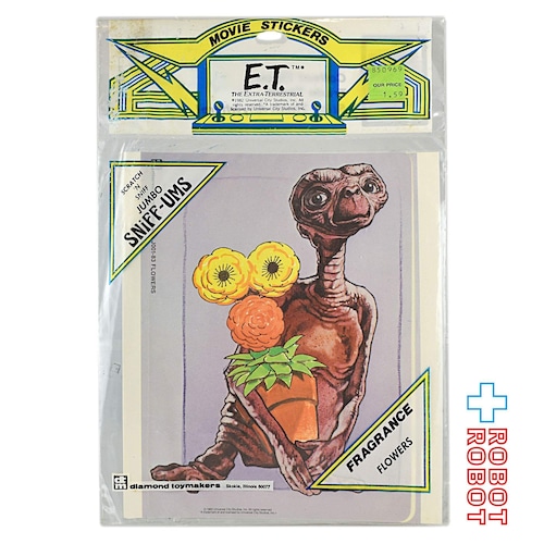 E.T. 匂い付きステッカー 花