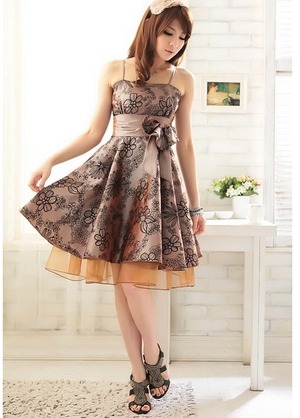 ★送料無料★フリ－（F)☆フラワ－刺繍オ－ガンジ－ワンピ(OPN6181)