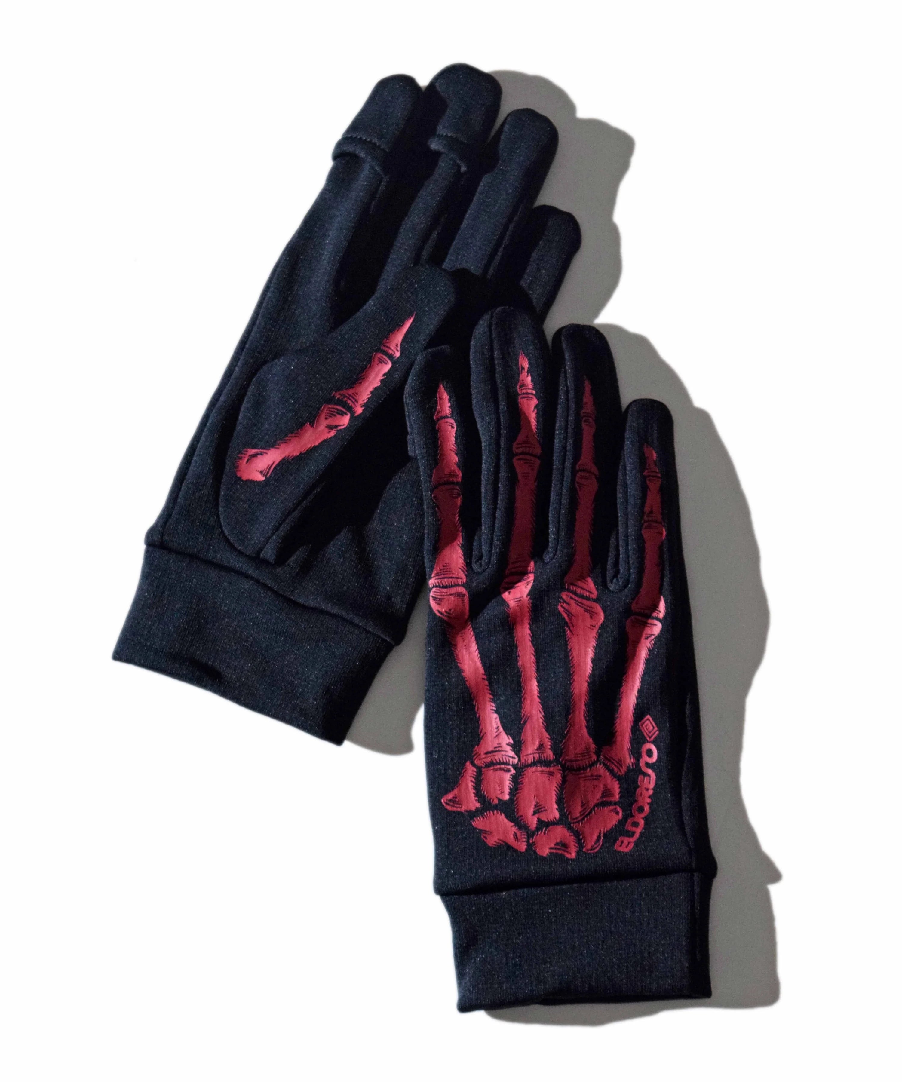 ELDORESO(エルドレッソ)X-ray Gloves -BK×RD ランニンググローブ