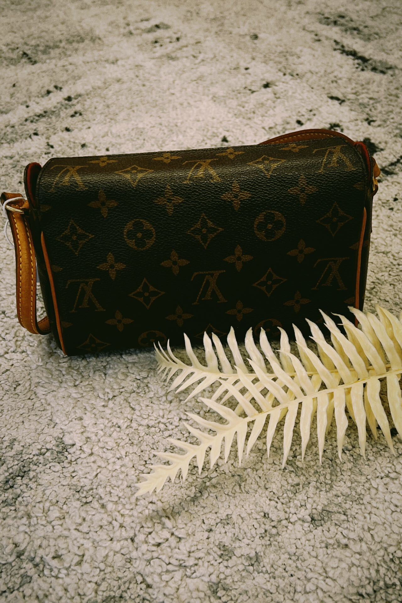 Louis Vuitton モノグラム レシタル M51900 ブラウン PVC パーティー  