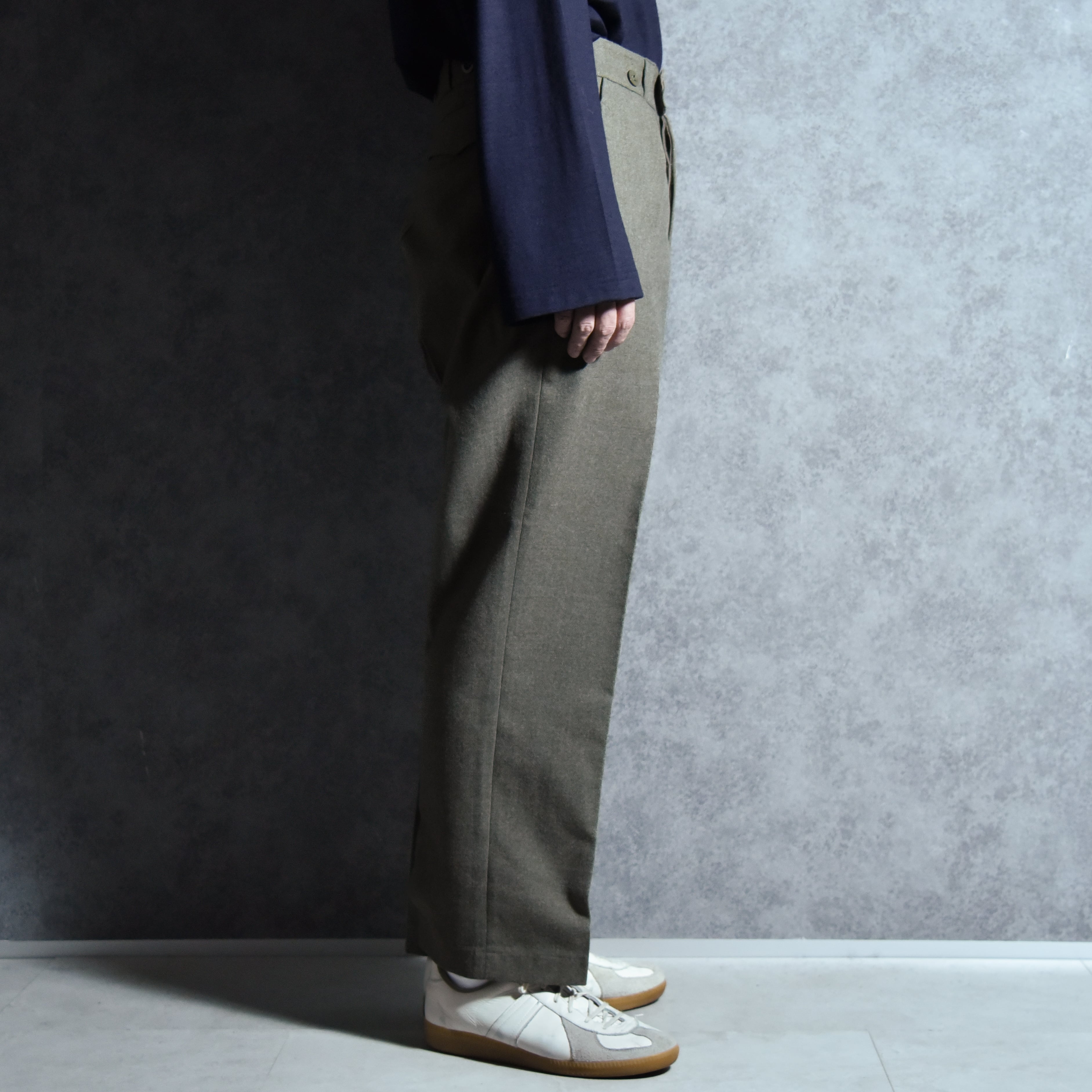DEAD STOCK】Belgium Army Wool Trousers ベルギー軍 ウール