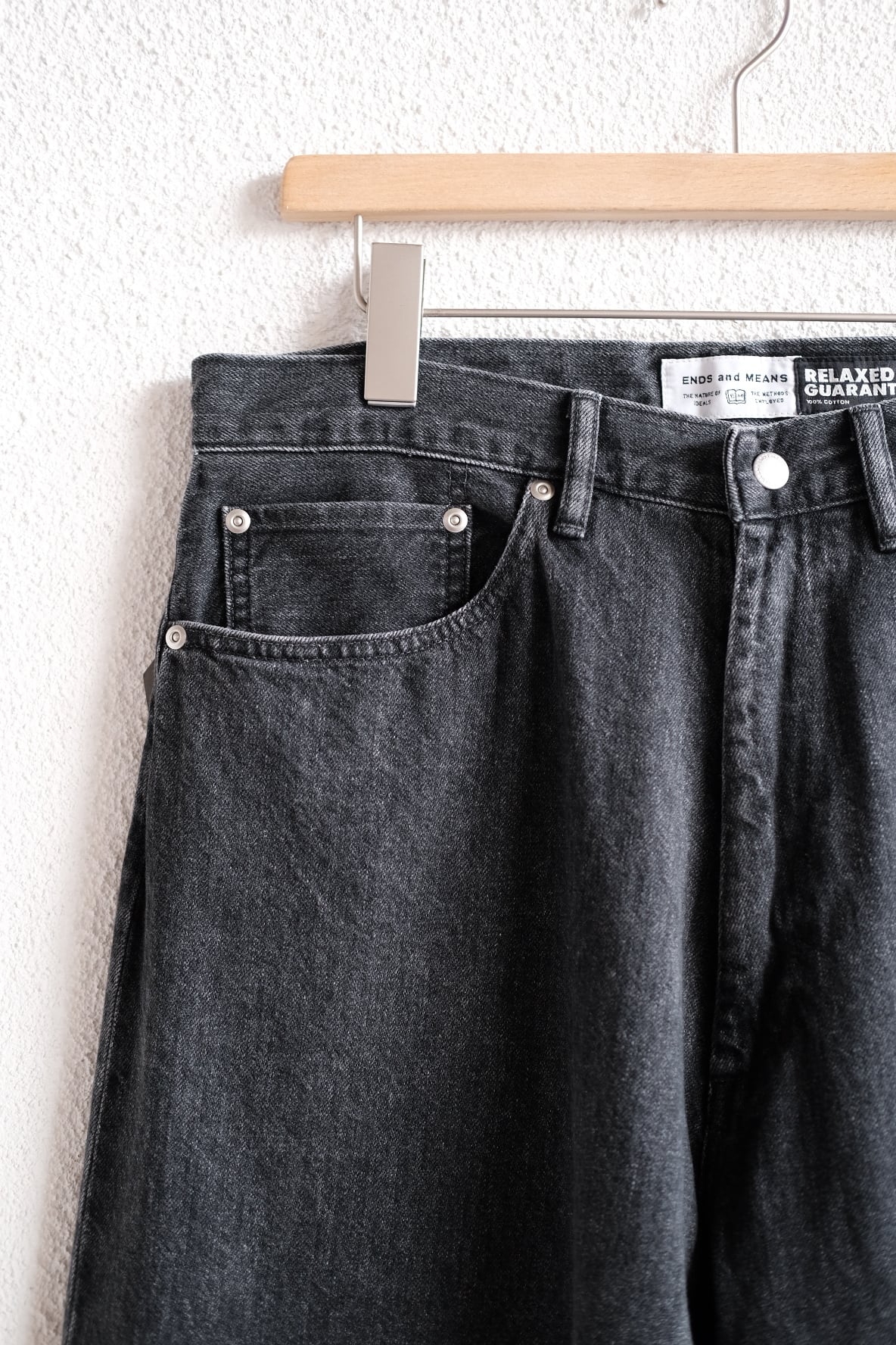 ENDS and MEANS＜エンズアンドミーンズ＞Relaxed fit 5 Pockets Denim
