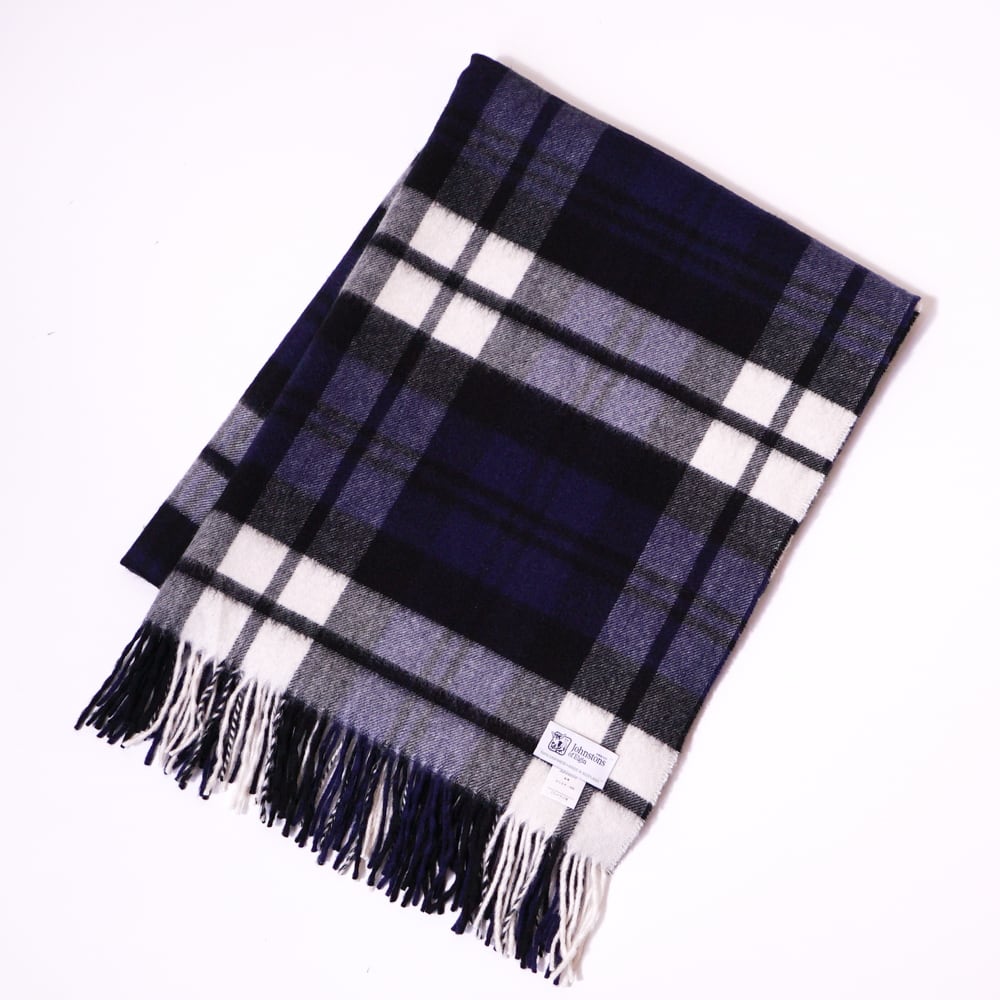 ドレステリア別注・美品・ジョンストンズ カシミヤ大判ストール