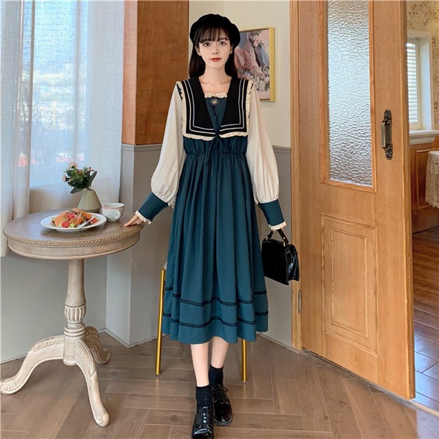 アンティークワンピース フリーサイズ レディース 森ガール もえちゃん着用 可愛いは作れるお店 Perfume パルファム