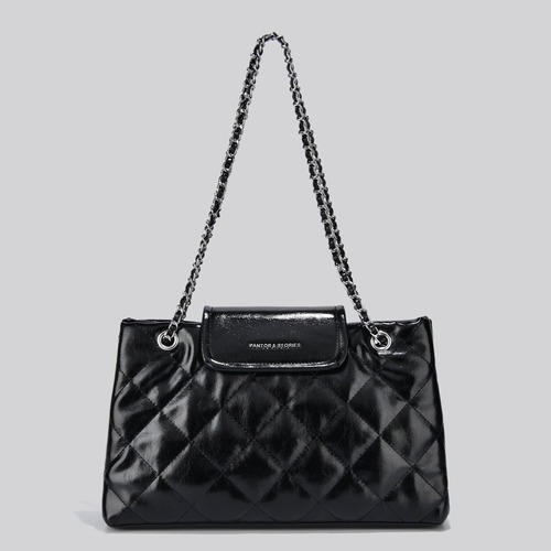 quilted chain shoulder bag / l0902