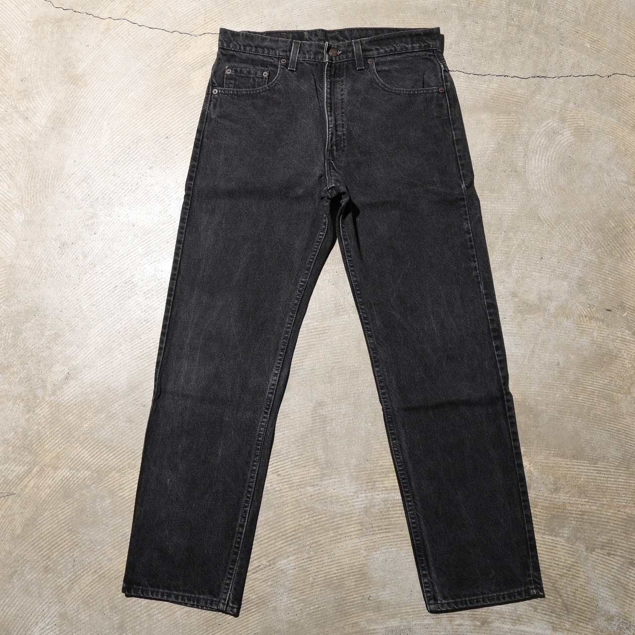 34×30 USA 93年 Levi’s 505 サルファー ブラック デニムパンツ