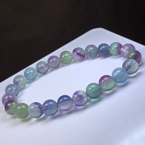 A56.可愛い色合い♪グラデーションフローライト ブレスレット