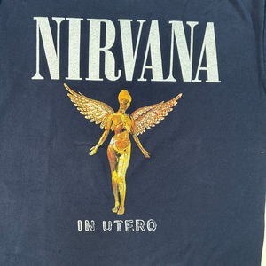 12809 NIRVANA 長袖 ロックTシャツ バンドT 両面プリント L