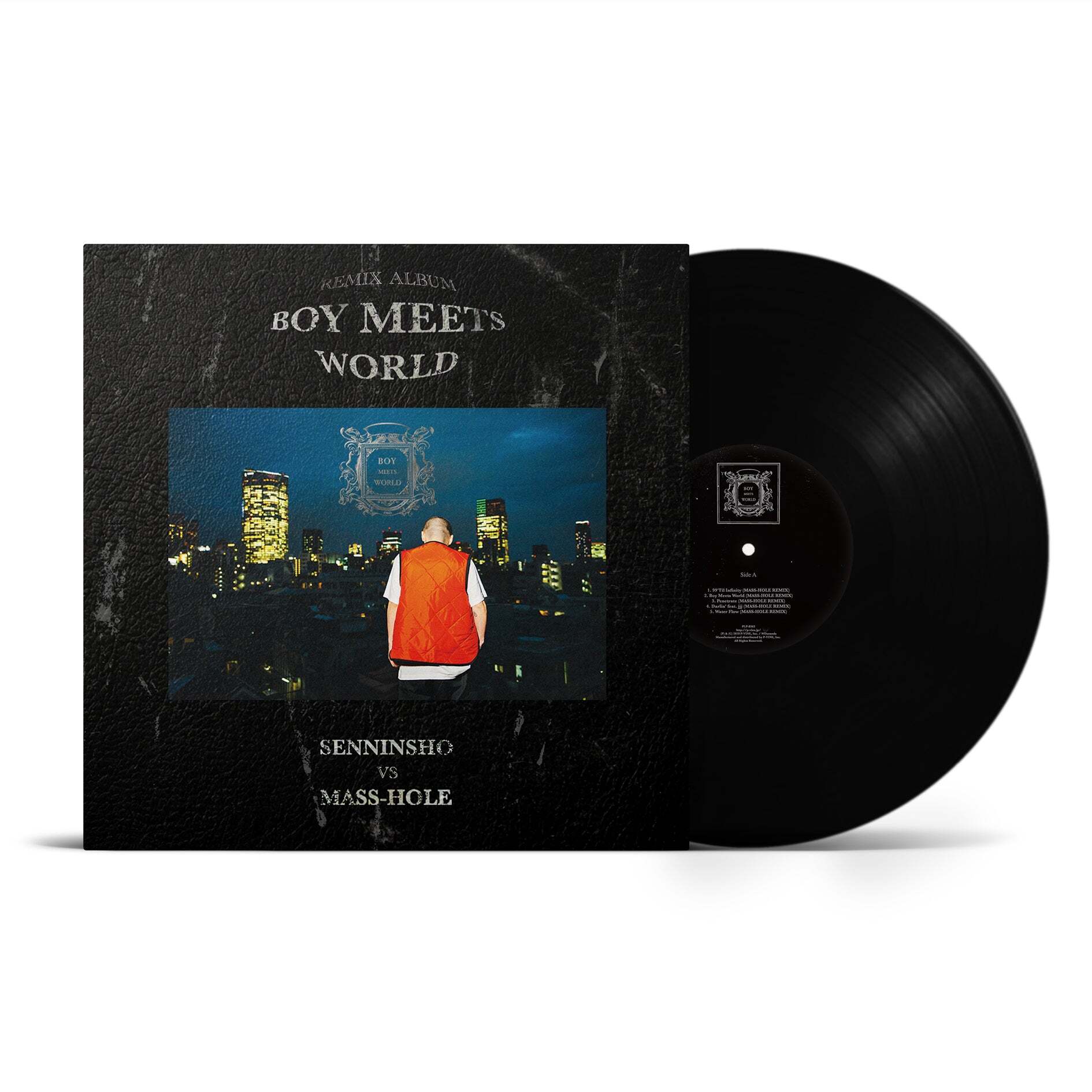 LP】仙人掌 - BOY MEETS WORLD (MASS-HOLE REMIXES) | 北村電機レコード