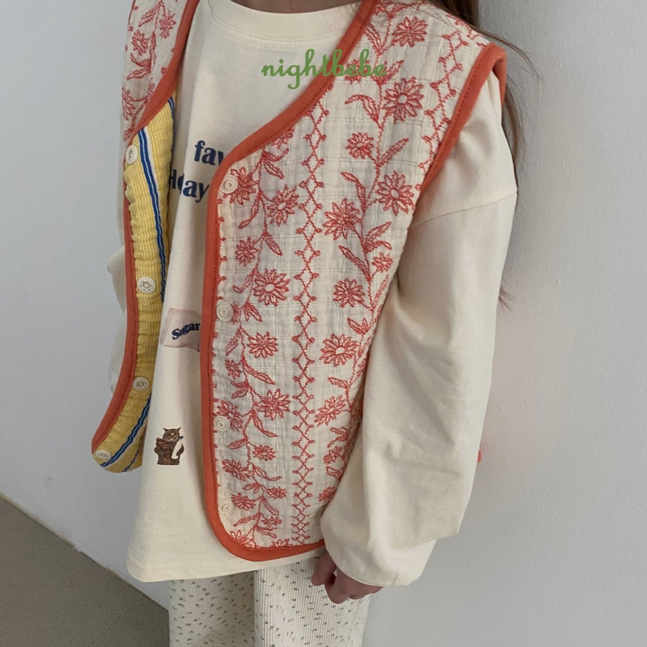 即納［90-120cm］フラワーカーディガン - 20