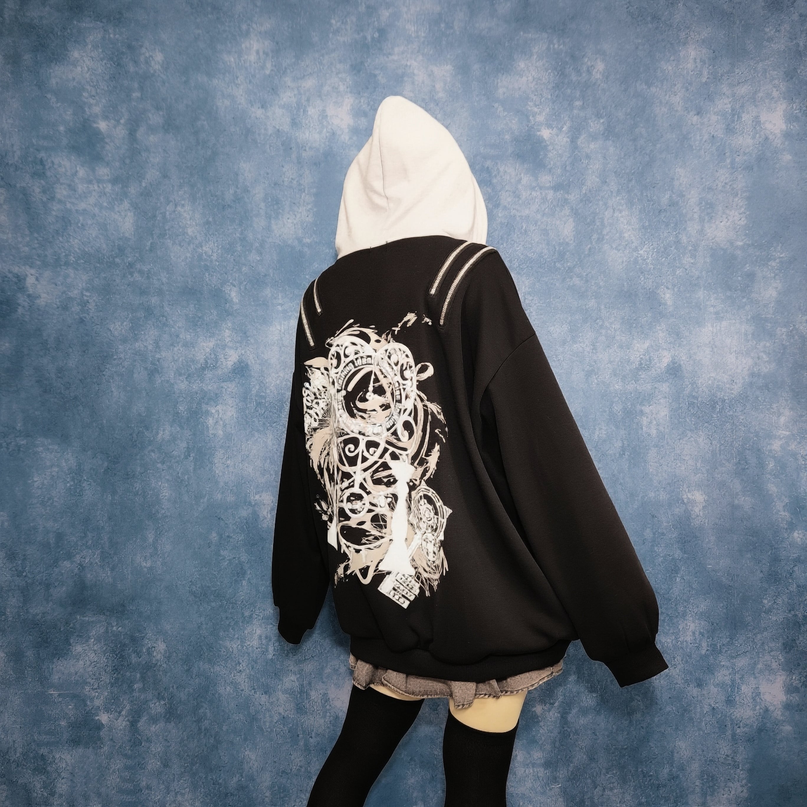 新年早い者勝ちサンキューセール》秋冬用防寒SHOULDER 4ZIP FLEECE