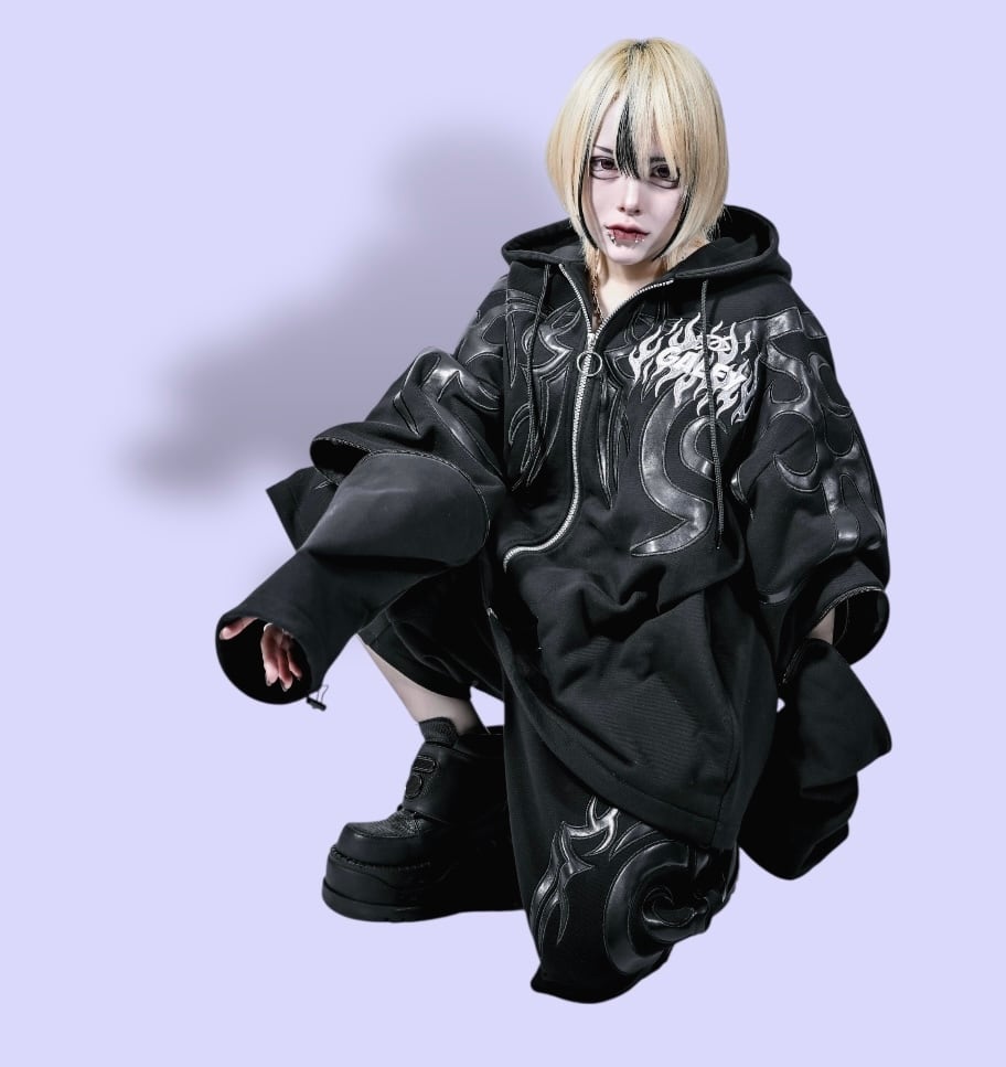 即納】「蹴威部族柄セットアップ」 | KRY clothing