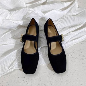Hepburn square toe mary jane