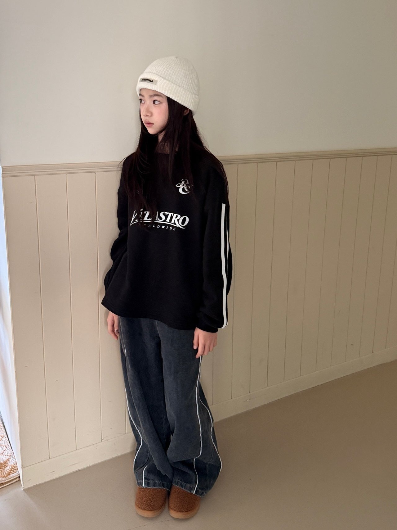 COMMA［取寄］bingzul brushed denim pants 26winter