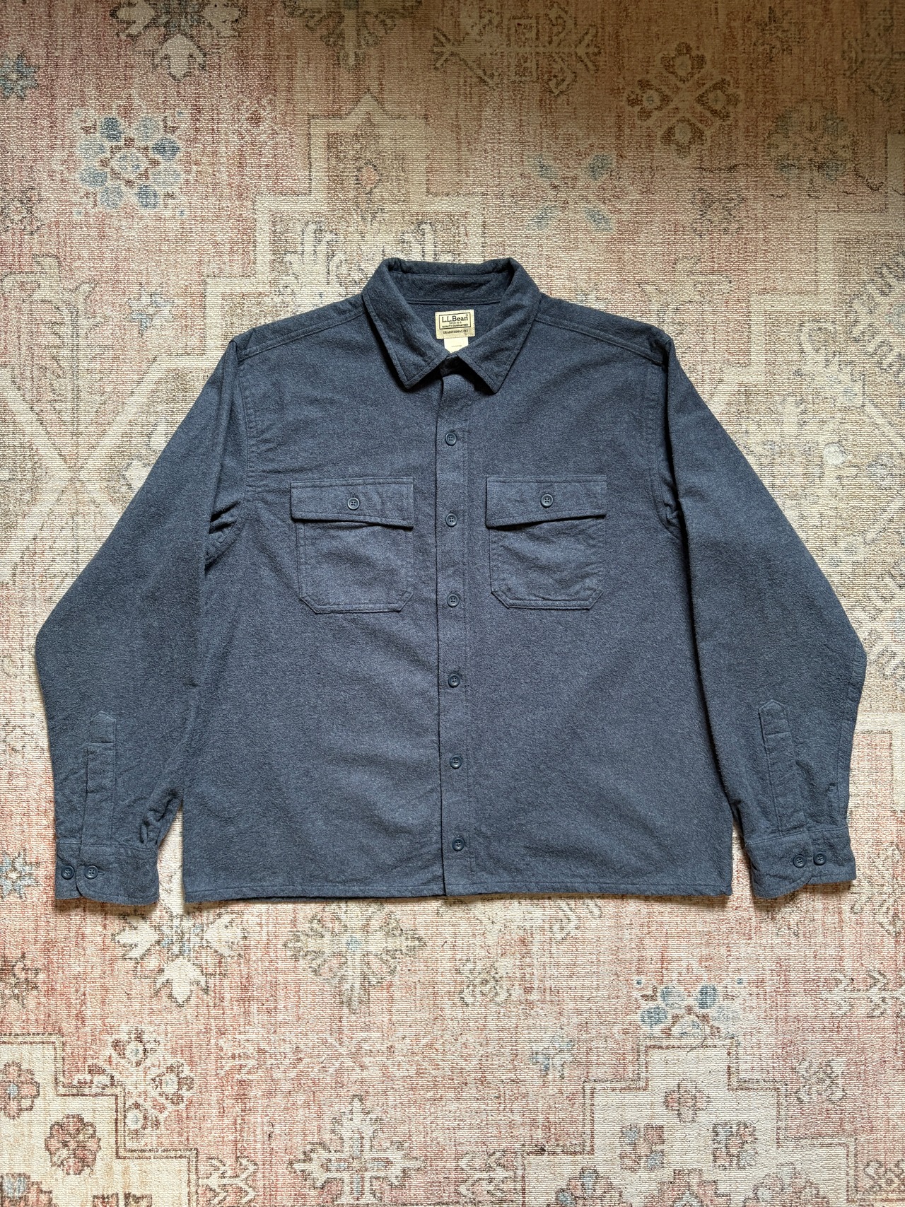 L.L.BEAN /  chamois cross shirts / REMAKE