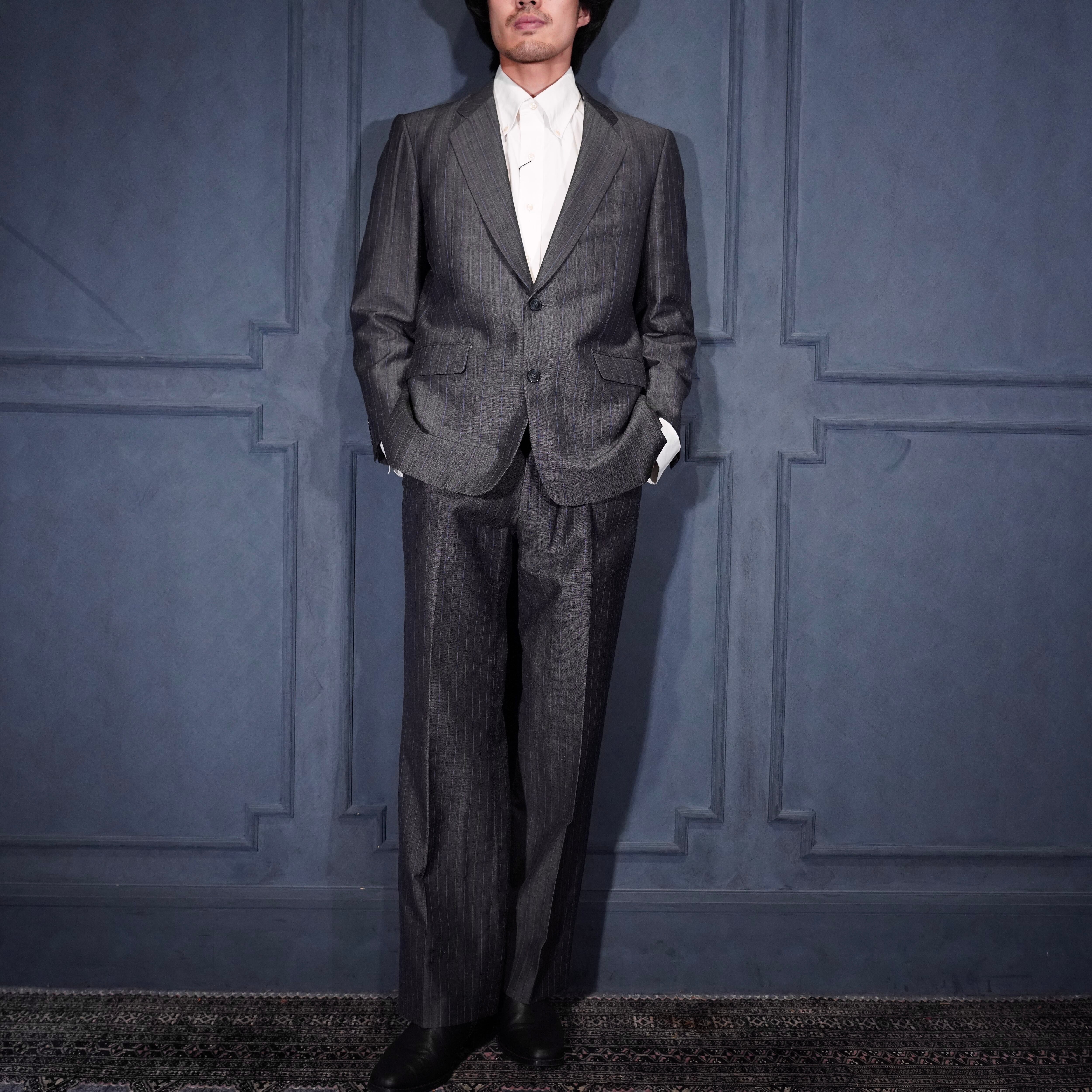 Christian Dior STRIPE PATTERNED DESIGN SET UP SUIT/クリスチャン