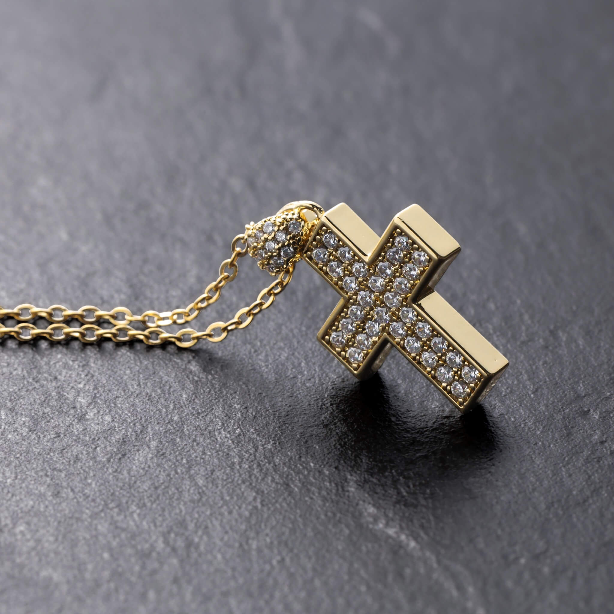 ヴィンテージ アクセサリー 21点セット reversible zirconia medium cross necklace VN1-110 | VERIELA