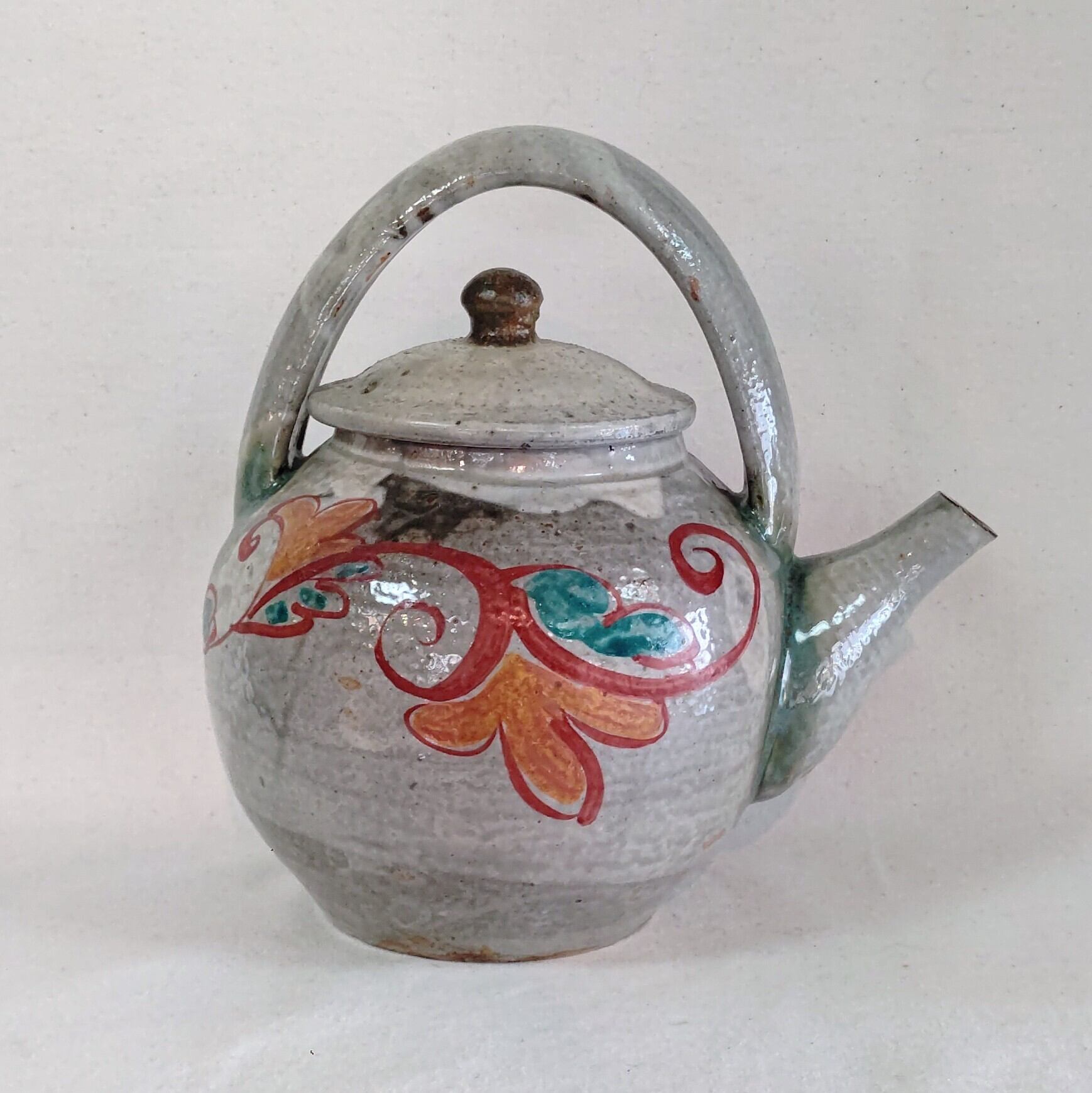 上江洲茂生　作　土瓶　民藝　民芸 Vintage Japanese Folk Art: 土瓶 / 上江洲茂生 - Swimsuit Department