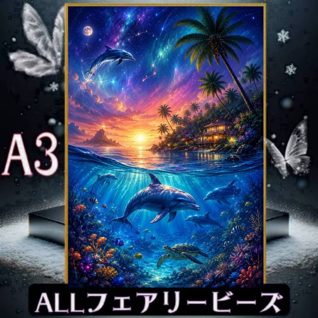✨遂に登場！『全色！フェアリーダストビーズ』（A3サイズ）fairydustcc329ダイヤモンドアート