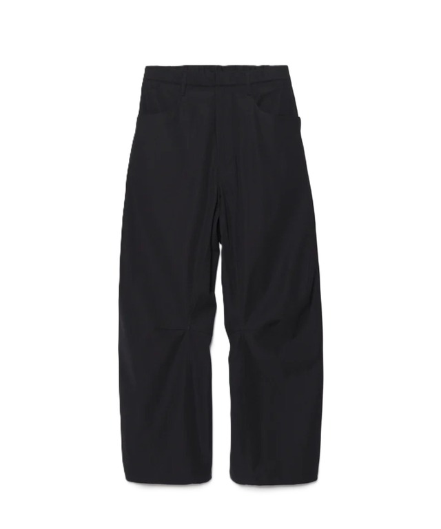 YDOT /  YU61804 3D THCH TROUSERS FLARE(BLACK)